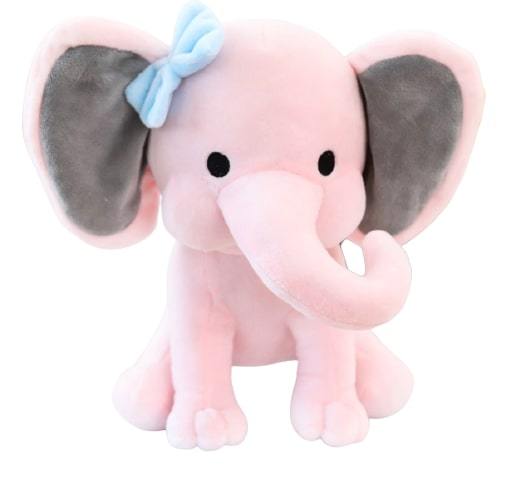 Pink Baby Elephant Plush