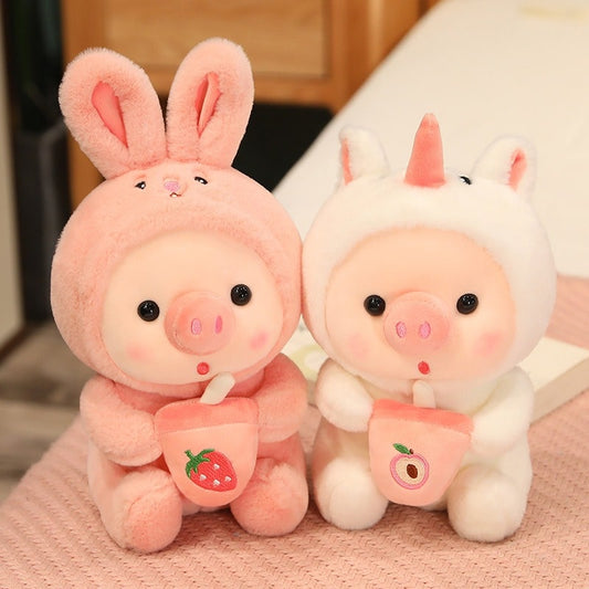 Baby Pig Plush Toy in Disguise