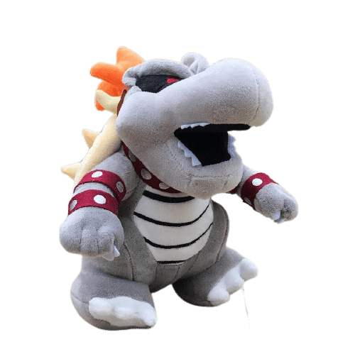 Peluche Mario : Bowser Squelette - Livraison Gratuite