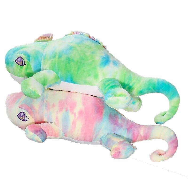 Peluche Caméléon Multicolore - Peluche Center | Boutique Doudou & Peluches