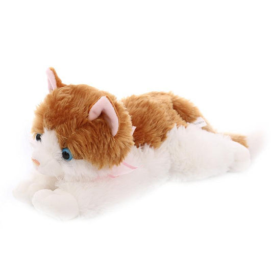 Peluche Chat Roux et Blanc - Peluche Center | Boutique Doudou & Peluches