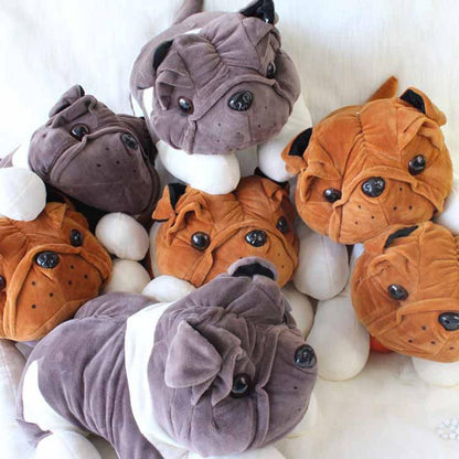 Peluche Chien Shar Pei - Peluche Center | Boutique Doudou & Peluches