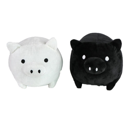 Peluche Cochon Noir et Blanc - Peluche Center | Boutique Doudou & Peluches