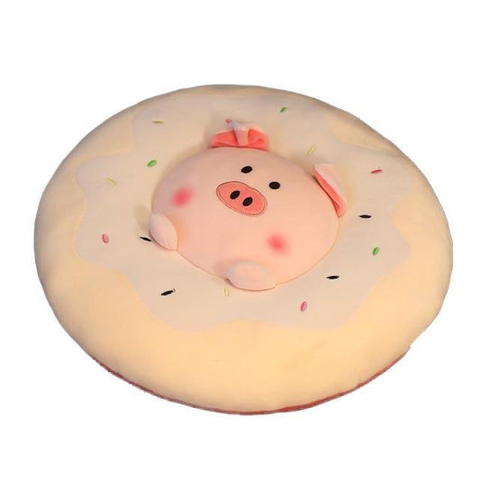 Peluche Coussin Cochon Donut - Peluche Center | Boutique Doudou & Peluches