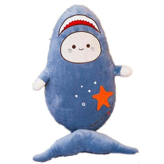 Peluche Coussin Requin - Peluche Center | Boutique Doudou & Peluches