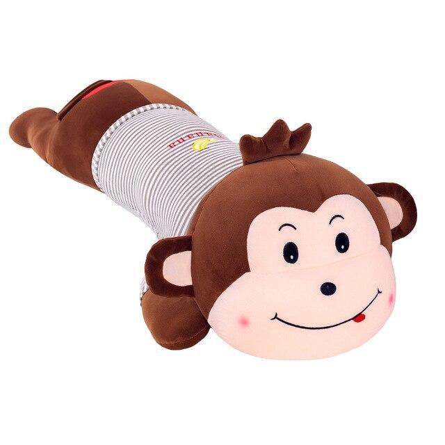 Peluche Coussin Singe Kawaii - Peluche Center | Boutique Doudou & Peluches