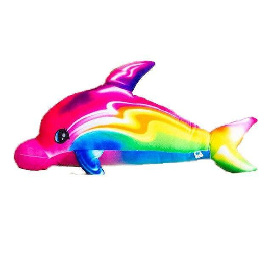 Peluche Dauphin Arc en Ciel - Peluche Center | Boutique Doudou & Peluches