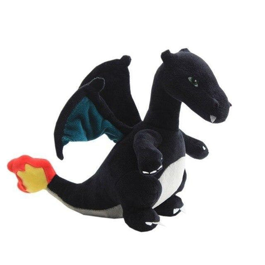 Peluche Dragon Noir Feu - Peluche Center | Boutique Doudou & Peluches