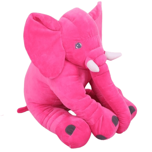 Pink Long Nose Elephant Plush Toy