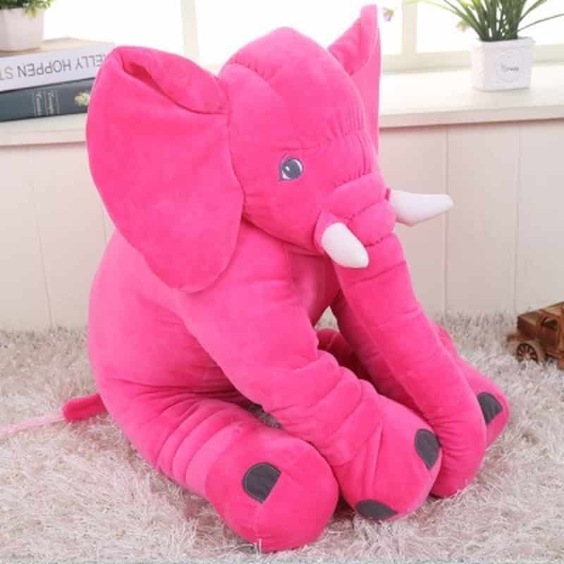 Pink Long Nose Elephant Plush Toy