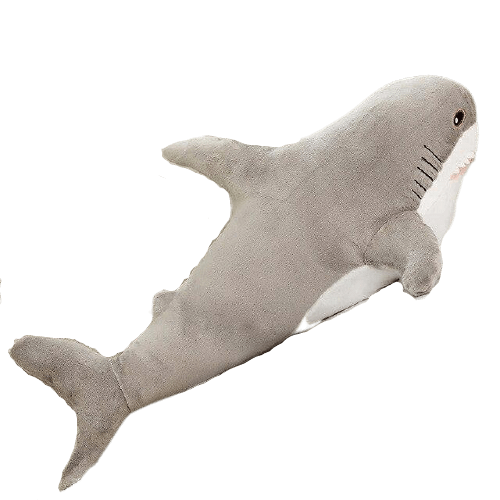Peluche Géante Requin Gris