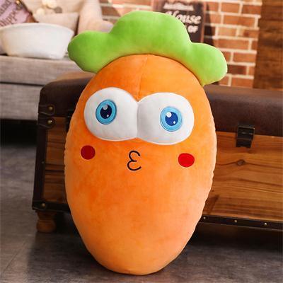 Peluche Géante Emoji Carotte - Peluche Center | Boutique Doudou & Peluches