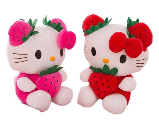 Peluche Hello Kitty Fraise - Peluche Center | Boutique Doudou & Peluches