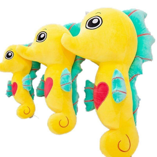 Peluche Hippocampe Jaune - Peluche Center | Boutique Doudou & Peluches