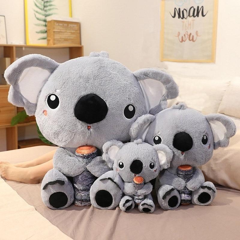 Peluche koala store avec bambou