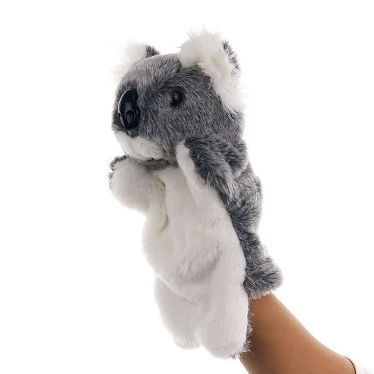Plush Koala Puppet Gray