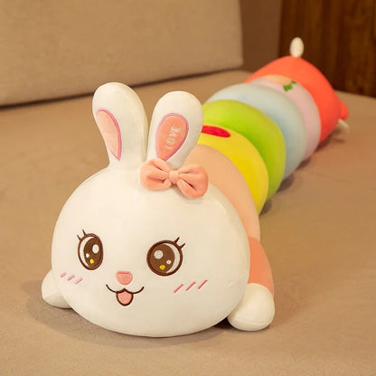 Multicolored Rabbit Plush