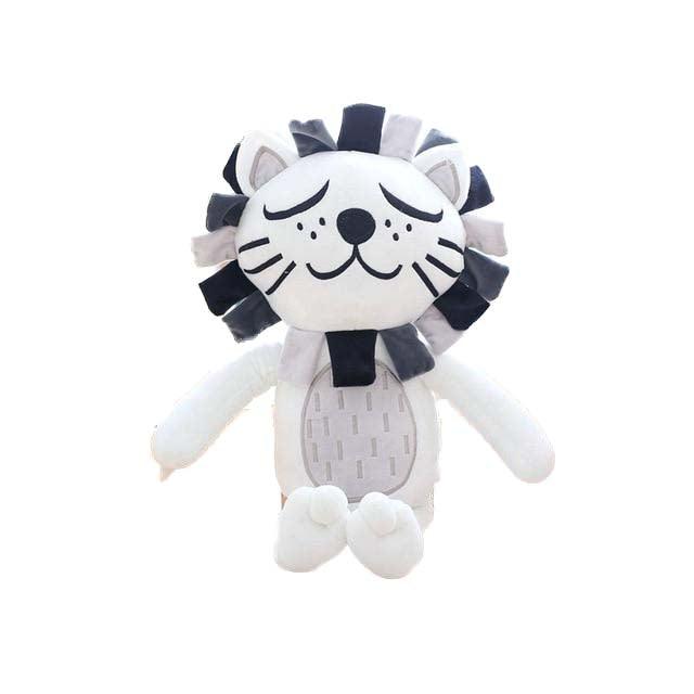 Peluche Lion Noir et Blanc - Peluche Center | Boutique Doudou & Peluches