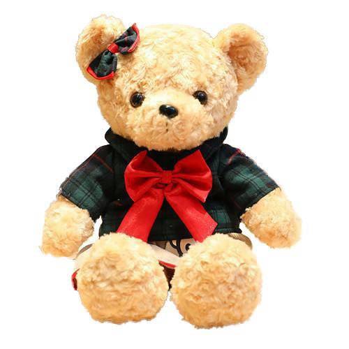 Peluche Ours Ruban Rouge - Peluche Center | Boutique Doudou & Peluches