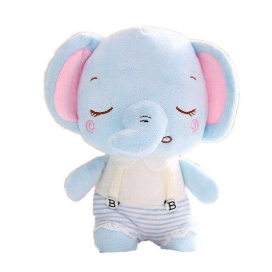 Peluche Petit Éléphant Bleu - Peluche Center | Boutique Doudou & Peluches