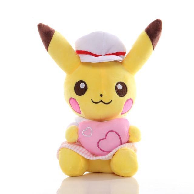 Peluche Pokemon Pikachu Cœur - Peluche Center | Boutique Doudou & Peluches