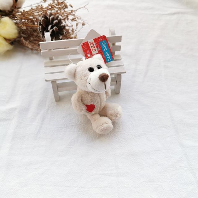 Peluche Porte Clés Chien Blanc - Peluche Center | Boutique Doudou & Peluches