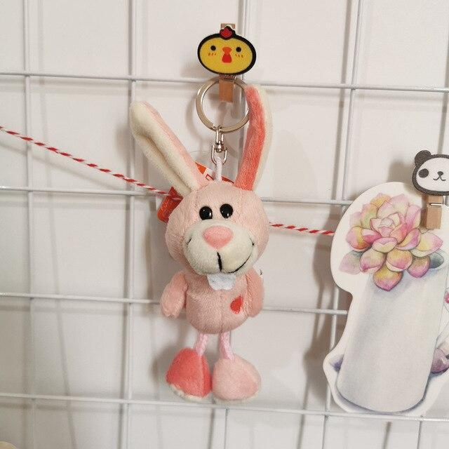 Peluche Porte Clés Lapin Rose - Peluche Center | Boutique Doudou & Peluches