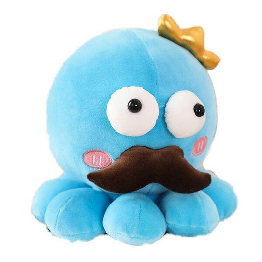 Peluche Poulpe Moustache - Peluche Center | Boutique Doudou & Peluches