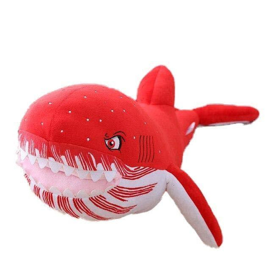 Peluche Requin Rouge - Peluche Center | Boutique Doudou & Peluches