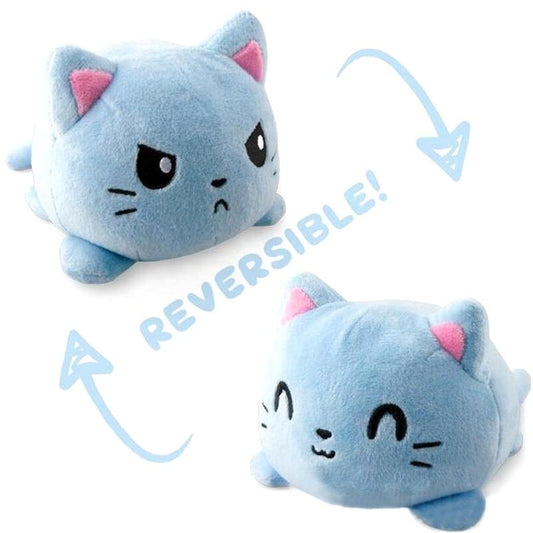 Blue Cat Reversible Soft Toy