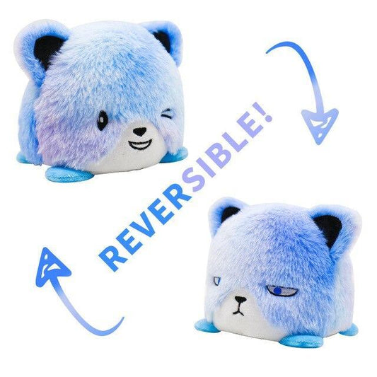 Peluche Réversible Chien Bleu - Peluche Center | Boutique Doudou & Peluches