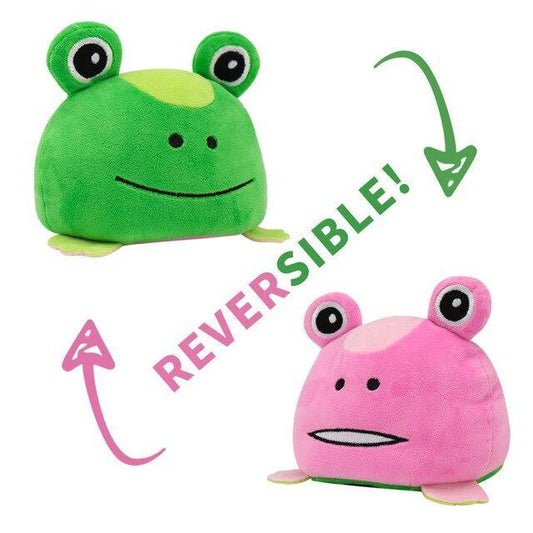 Peluche Réversible Grenouille - Peluche Center | Boutique Doudou & Peluches