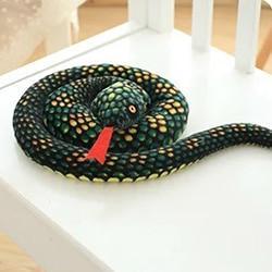 Peluche Serpent Jaune et Vert - Peluche Center | Boutique Doudou & Peluches