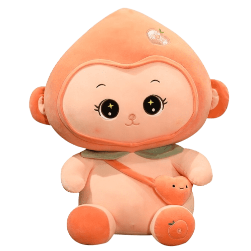 Orange Cute Monkey Plush Toy