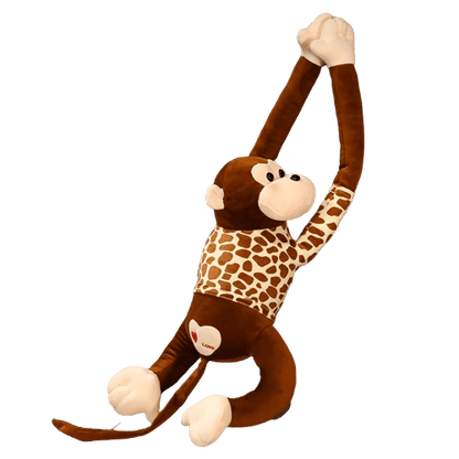 Brown Long Arm Monkey Plush