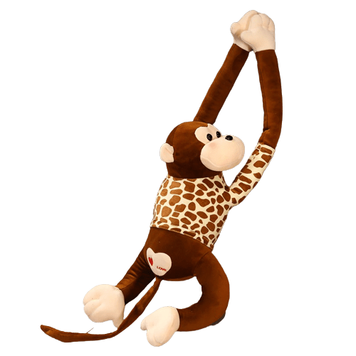 Brown Long Arm Monkey Plush