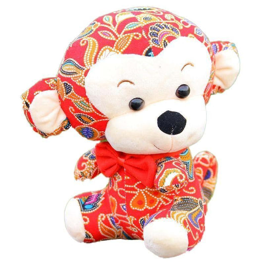 Peluche Singe Rouge - Peluche Center | Boutique Doudou & Peluches