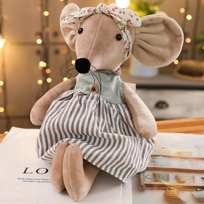 Peluche Souris Femme - Peluche Center | Boutique Doudou & Peluches