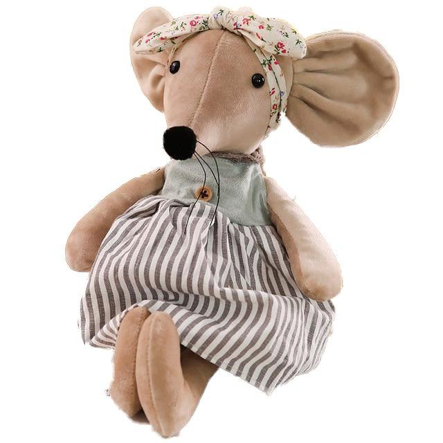 Peluche Souris Femme - Peluche Center | Boutique Doudou & Peluches