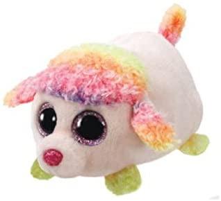 Peluche Ty Caniche Arc en Ciel Allongé - Peluche Center | Boutique Doudou & Peluches