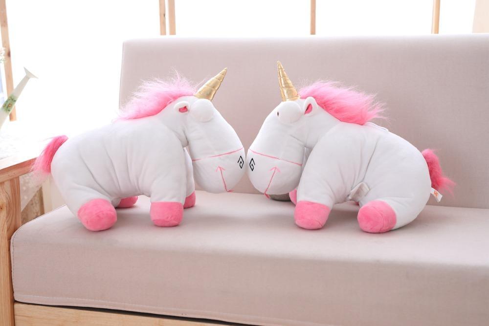 Peluche licorne moi moche et méchant sale auchan