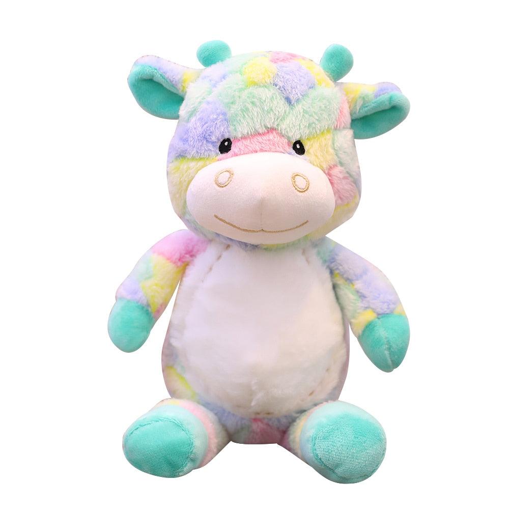 Peluche Cerf Sika arc-en-ciel