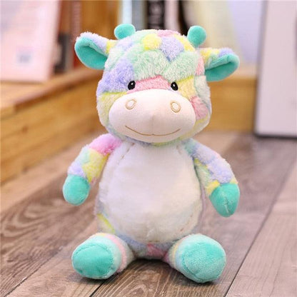 Peluche Cerf Sika arc-en-ciel