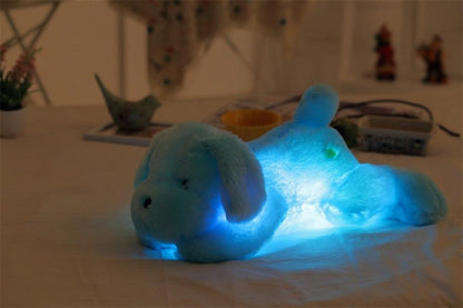 Jouet peluche lumineux et coloré pour chien en peluche avec lumière LED