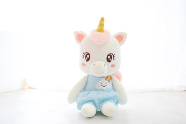 Rainbow unicorn soft toys