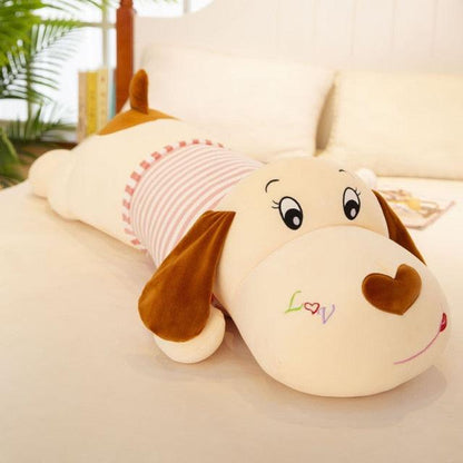 Striped Couple Soft Body Big Doll Dog Sofa Pillow