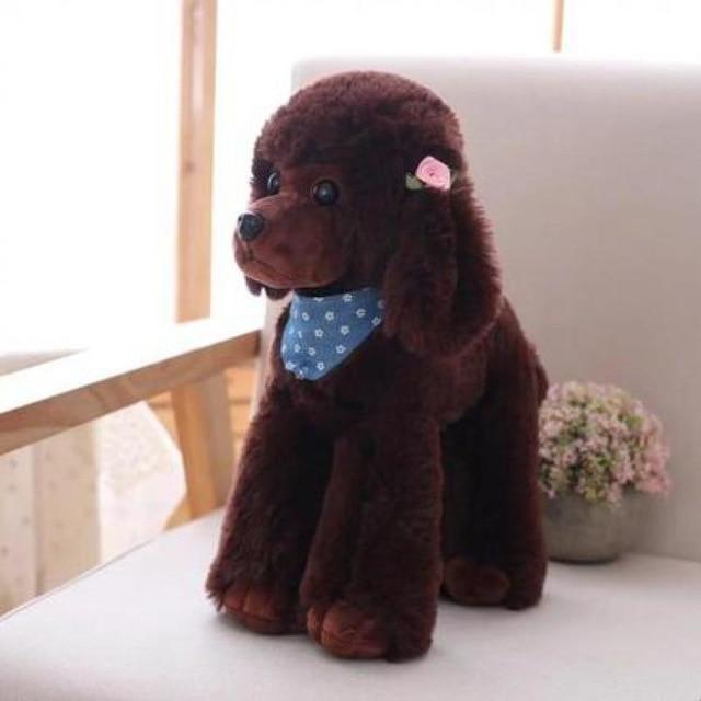 Peluche Chien avec Foulard Debout - Peluche Center | Boutique Doudou & Peluches