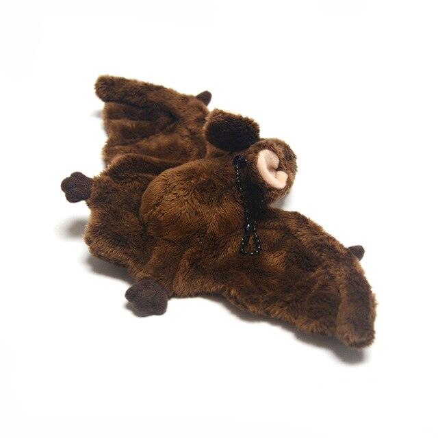 Jouets en peluche de 4,5 pouces en forme de chauve-souris sombre, animaux sauvages en peluche réalistes