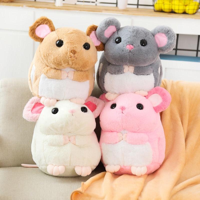 Super soft animal mouse plush toy for sleeping