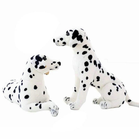 Poupée en peluche Dalmatien réaliste, poupée en peluche chien de simulation pour enfants